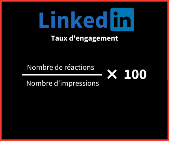 formule pour calculer le taux d'engagement sur linkedin